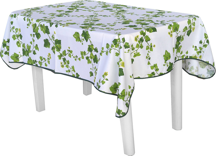 Tischdecken - Dicht gewebte Tischwäsche Made in Germany, in Farbe EFEU, in Ausführung Tischläufer, L160xB50 cm Ansicht 3