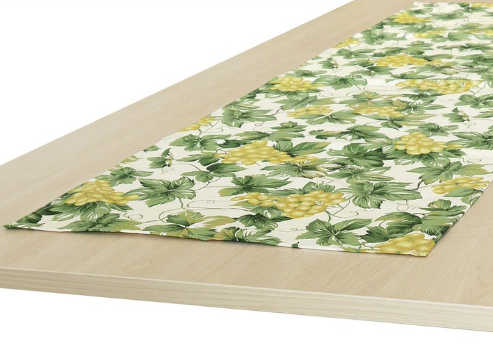 Tischdecken - Dicht gewebte Tischwäsche Made in Germany, in Farbe WEINTRAUBE, in Ausführung Tischläufer, L160xB50 cm Ansicht 2