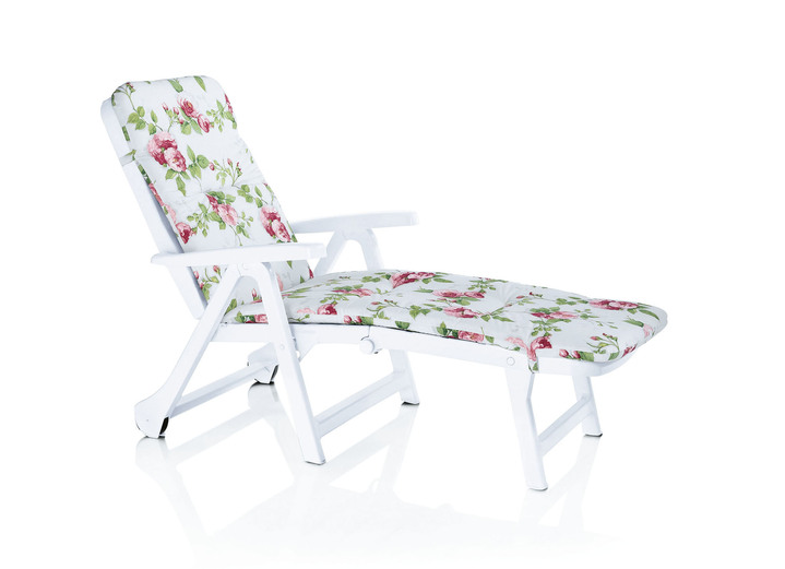 Kissen, Polster & Auflagen - Kissen und Auflagen in mustergültiger Qualität, in Farbe PFINGSTROSE, in Ausführung Hochlehner Auflage Ansicht 5