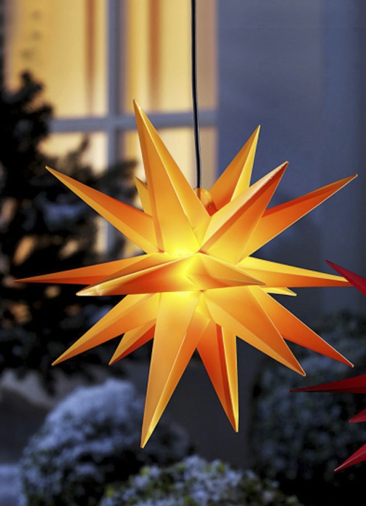 Beleuchteter Weihnachtsstern In Verschiedenen Farben Garten Bader