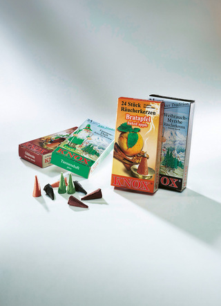 Aus dem Erzgebirge - Räucherkerzen-Set, 96-teilig, in Farbe GRÜN-SCHW-BRAUN