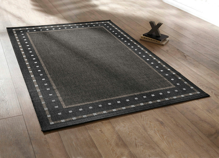 Klassisch - Strapazierfähige Brücken und Teppiche, in Größe 112 (Brücke, 60x110 cm) bis 288 (Teppich, 240x340 cm), in Farbe HELLGRAU Ansicht 3