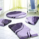Kleine Wolke - Moderne Badgarnitur von Kleine Wolke – Farbe LILA – Ansicht 1 Kleine Wolke - Moderne Badgarnitur von Kleine Wolke, in Größe 100 (Vorleger halbrund, 50/ 80 cm bis 112 (WC-Deckelbezug mit Kordel, 47/ 50 cm)), in Farbe LILA – Farbe LILA – Ansicht 1