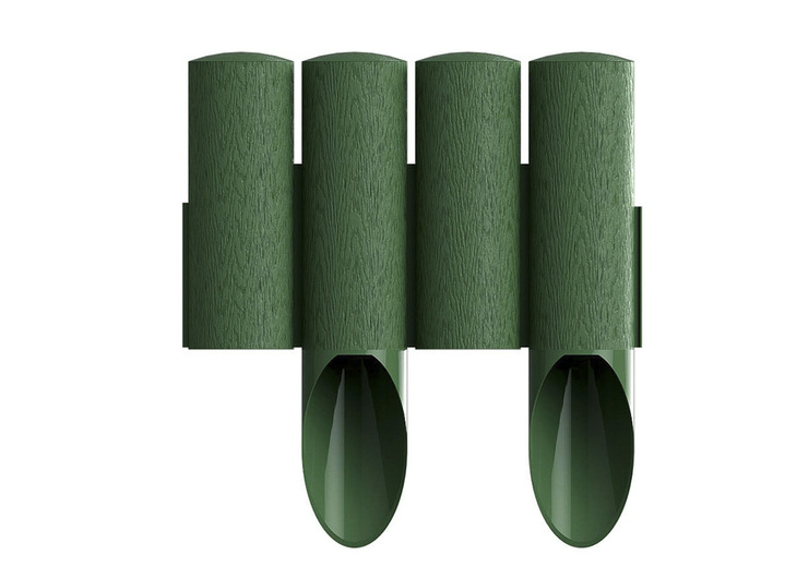 Gartenpflege - Flexible Rasenkante, 10er-Set, in Farbe GRÜN Ansicht 1