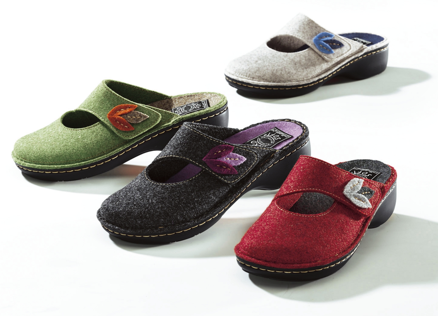 Modischer Aerosoft® Hausschuh aus Wollfilz - Schuhe | BADER