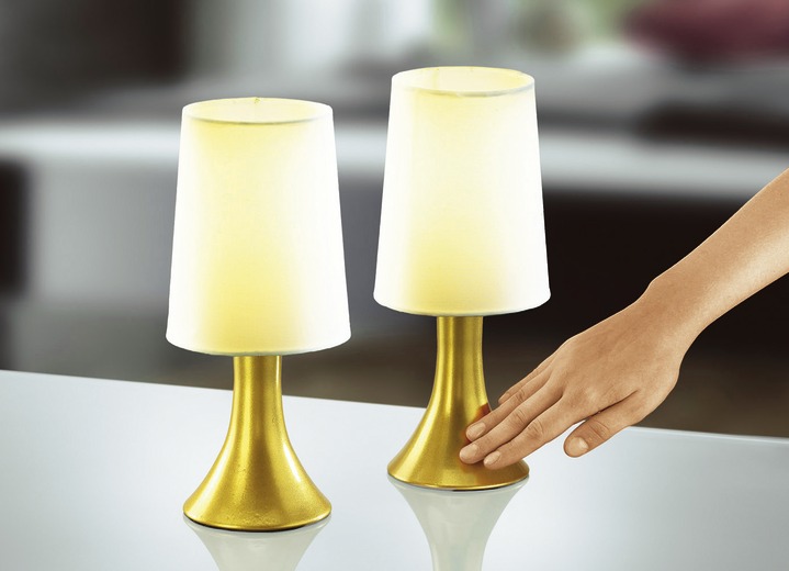 Touch-Leuchten, 2er-Set in 2 Farben - Moderne Möbel | BADER