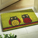 Fußmatten - Fußmatte Eulen mit rutschhemmend beschichteter Vinyl-Rückseite, in Größe 105 (40x60 cm) bis 110 (26x75 cm), in Farbe BUNT