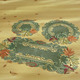 Tischdecken - Tisch- und Raumdekoration mit Herbstlaub-Stickereien, in Größe 101 (Läufer oval, 30x 70 cm) bis 404 (Kissenhülle, 40x 40 cm), in Farbe GRÜN