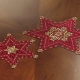 Tischdecken - Wunderhübsch bestickte Tischdekoration – Farbe ROT Tischdecken - Wunderhübsch bestickte Tischdekoration, in Größe 130 (Stern, 2er-Set, ø 30 cm) bis 190 (Tischdecke, 85x85 cm), in Farbe ROT
