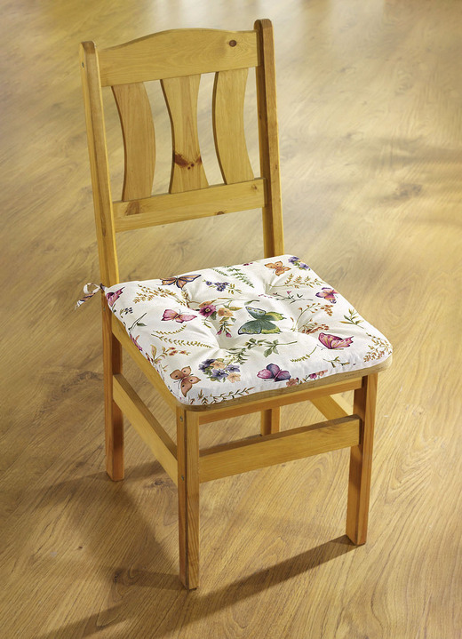 Tischdecken - Frühlingshaft bedruckte Tisch- und Raumdekoration, in Größe 146 (Läufer, 40x140 cm) bis 450 (Stuhlkissen, 42x 42 cm), in Farbe CREMÉ/BUNT Ansicht 1