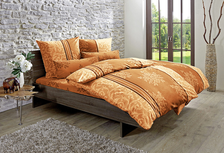 Bettwäschegarnituren - Renforcé Bettwäsche aus 100% Baumwolle, in Größe 111 (40/80 cm + 135/200 cm) bis 412 (4-teiliges Set), in Farbe GRÜN Ansicht 9