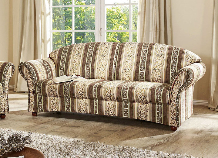 Polstergruppen - Polstermöbel mit Nosag-Wellenunterfederung, in Farbe ROT, in Ausführung Zweisitzer Ansicht 7