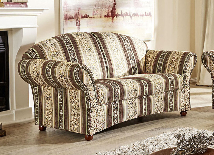 Polstergruppen - Polstermöbel mit Nosag-Wellenunterfederung, in Farbe ROT, in Ausführung Zweisitzer Ansicht 8