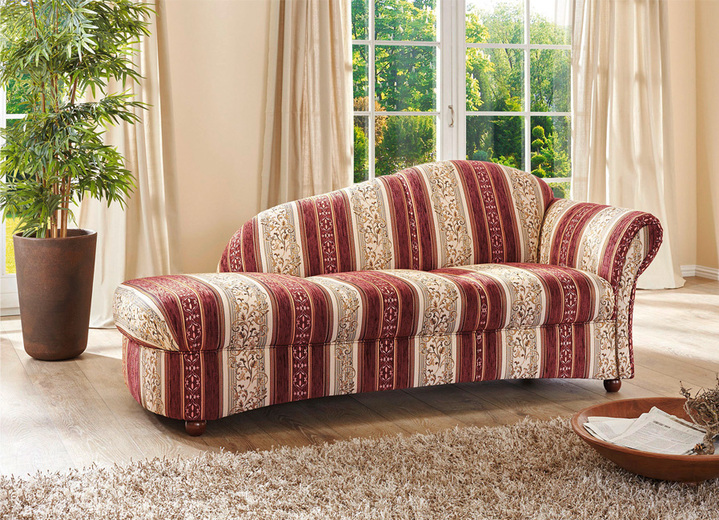 Polstergruppen - Polstermöbel mit Nosag-Wellenunterfederung, in Farbe ROT, in Ausführung Zweisitzer Ansicht 5