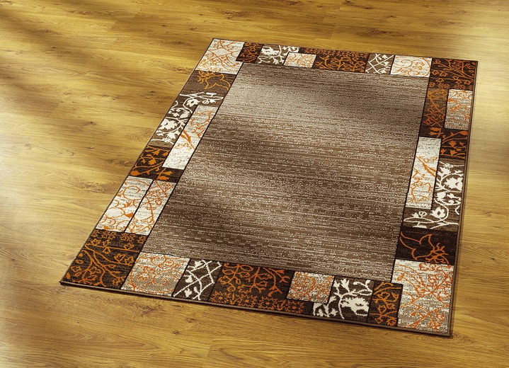 Bettumrandungen - Moderne Brücken,Teppiche und Bettumrandung, in Größe 111 (Brücke, 60x110 cm) bis 315 (2x 60x110 cm 1x 60x320 cm), in Farbe TERRA Ansicht 4