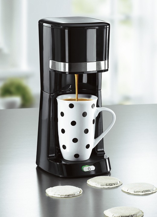 Coffeemaxx Single Kaffeemaschine Mit Keramik Und Thermobecher Elektrische Kuchengerate Bader