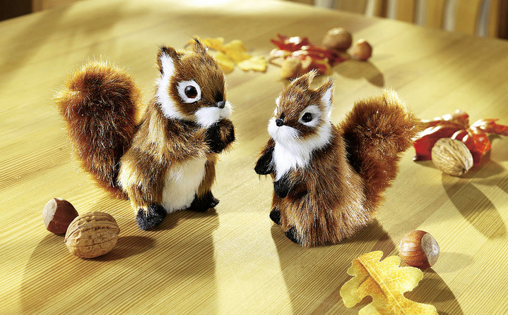 Figuren - Eichhörnchen, 2er-Set, in Farbe  Ansicht 2
