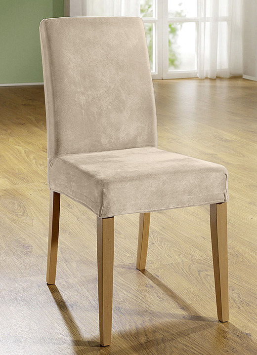 Sessel- & Sofaüberwürfe - Stretchbezüge mit Fleckschutz Ansicht 14 Sessel- & Sofaüberwürfe - Stretchbezüge mit Fleckschutz, in Größe 101 (Sesselbezug) bis 905 (Kissenbezug, 40x40 cm), in Farbe CAMEL Ansicht 14