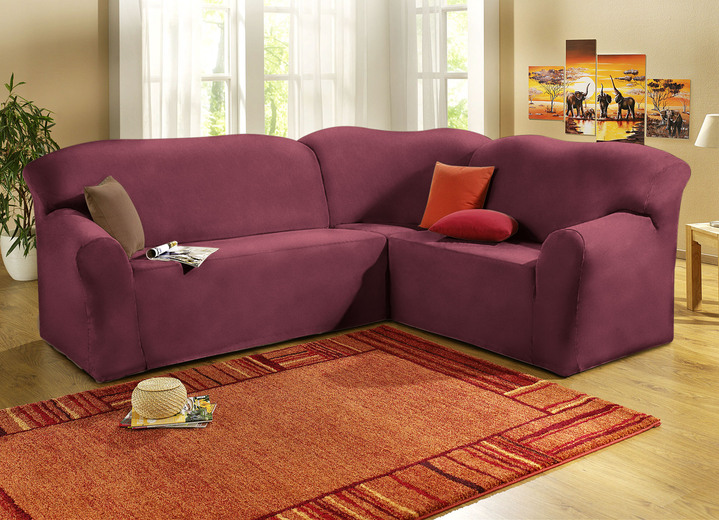 Sessel- & Sofaüberwürfe - Stretchbezüge mit Fleckschutz Ansicht 16 Sessel- & Sofaüberwürfe - Stretchbezüge mit Fleckschutz, in Größe 101 (Sesselbezug) bis 905 (Kissenbezug, 40x40 cm), in Farbe CAMEL Ansicht 16