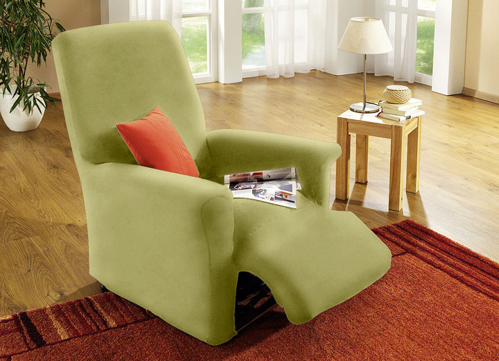 Sessel- & Sofaüberwürfe - Stretchbezüge mit Fleckschutz Ansicht 20 Sessel- & Sofaüberwürfe - Stretchbezüge mit Fleckschutz, in Größe 101 (Sesselbezug) bis 905 (Kissenbezug, 40x40 cm), in Farbe CAMEL Ansicht 20