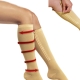 Gesundheitsstrümpfe - Zip Sox Kompressionsstrümpfe mit Reißverschluss, in Größe 1 (36–40) bis 2 (41–44), in Farbe BEIGE – Farbe BEIGE – Ansicht 1
