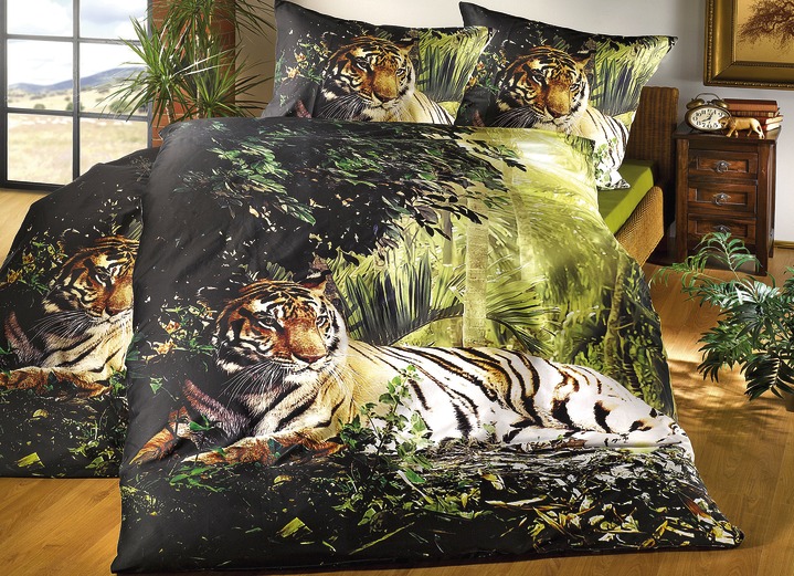 Bettwasche Garnitur Tiger Bettwasche Bader