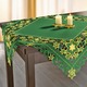 Tischdecken - Wunderhübsch bestickte Tischdekoration – Farbe GRÜN – Ansicht 2 Tischdecken - Wunderhübsch bestickte Tischdekoration, in Größe 130 (Stern, 2er-Set, ø 30 cm) bis 190 (Tischdecke, 85x85 cm), in Farbe ROT – Farbe GRÜN – Ansicht 2