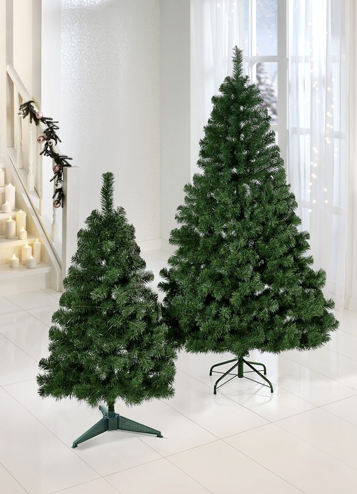 Gestecke & Kränze - Weihnachtsbaum mit Kunstsoffständer, in Farbe , in Ausführung Höhe ca. 90 cm, max. Ø 44 cm