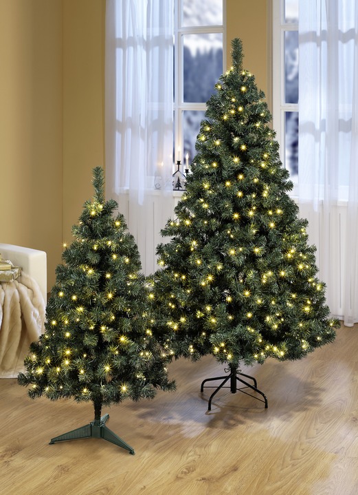 Gestecke & Kränze - Beleuchteter Tannenbaum , in Farbe GRÜN, in Ausführung Höhe ca. 90 cm