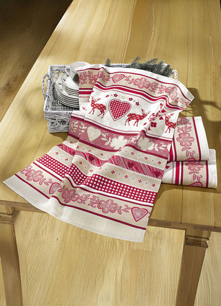 Geschirrtücher, 3er-Set,  mit winterlichen Motiven
