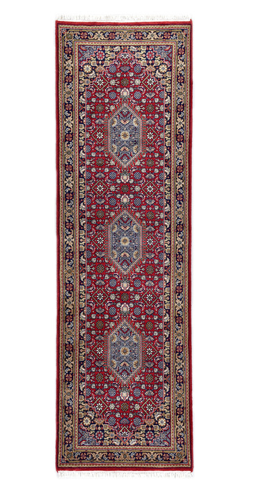 Klassisch - Handgeknüpfte Brücken, Teppiche und Galerien aus 100% Schurwolle, in Größe 101 (Brücke, 40x 60 cm) bis 313 (Teppich rund, ø 250 cm), in Farbe ROT, in Ausführung Qualität Spezial Ansicht 11