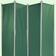 Sicht- & Sonnenschutz - Paravent mit Stahlrohrgestell, in Farbe GRÜN, in Ausführung 3-teilig