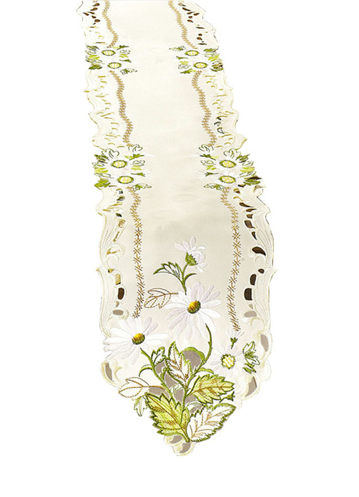 Tischdecken - Tisch- und Raumdekoration Ansicht 3 Tischdecken - Tisch- und Raumdekoration, in Größe 100 (Läufer, 30x 45 cm) bis 404 Kissenbezug, 40x 40 cm), in Farbe ECRU-BUNT Ansicht 3