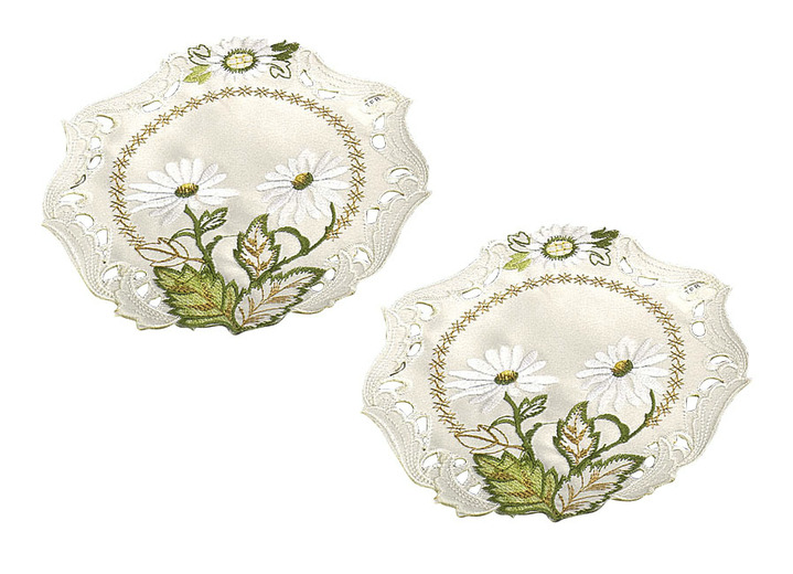 Tischdecken - Tisch- und Raumdekoration Ansicht 7 Tischdecken - Tisch- und Raumdekoration, in Größe 100 (Läufer, 30x 45 cm) bis 404 Kissenbezug, 40x 40 cm), in Farbe ECRU-BUNT Ansicht 7