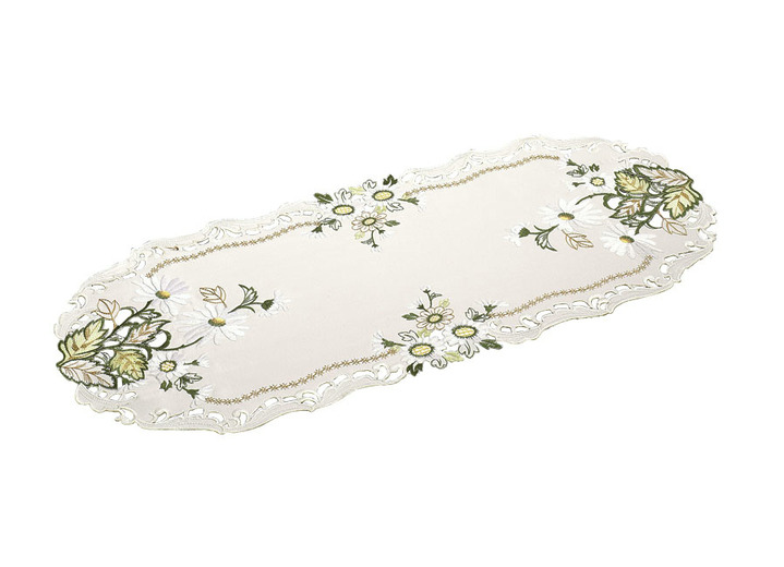 Tischdecken - Tisch- und Raumdekoration Ansicht 2 Tischdecken - Tisch- und Raumdekoration, in Größe 100 (Läufer, 30x 45 cm) bis 404 Kissenbezug, 40x 40 cm), in Farbe ECRU-BUNT Ansicht 2