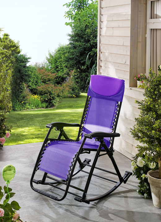 Gartenmöbel - Schaukelstuhl 2in1, in Farbe BEIGE Ansicht 10