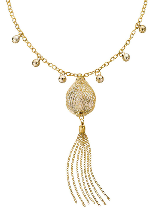 - Halskette in Y-Form, in Farbe GOLDFARBEN Ansicht 2