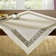 Tischdecken - Stilvolle Tisch- und Raumdekoration mit  umlaufender Bordüre, in Größe 101 (Deckchen, 35x 50 cm) bis 404 (Kissenbezug, 40x 40 cm), in Farbe SEKT – Farbe SEKT – Ansicht 2
