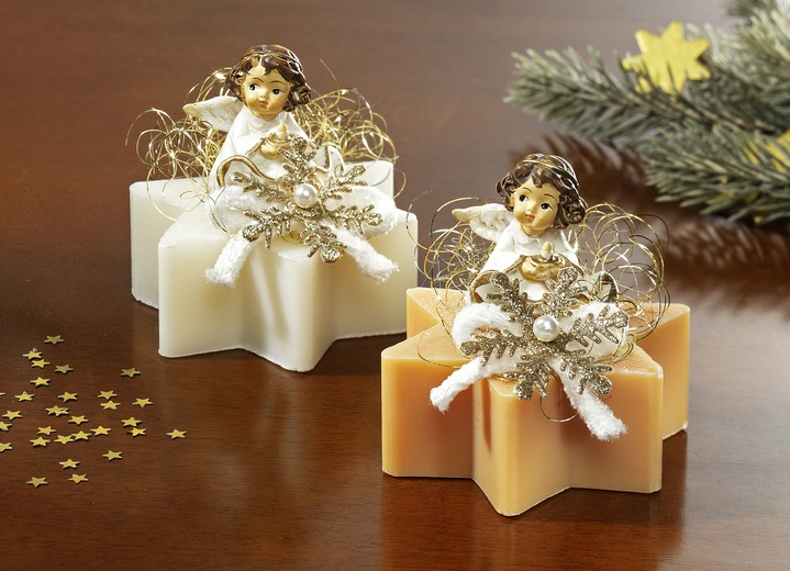 - Seife in Sternform aus Schafmilch, in Farbe BRAUN, in Ausführung mit Quitten-Duft Ansicht 2