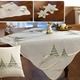 - Weihnachtliche Tisch- und Raumdekoration, in Größe 110 (Deckchen, 26x 26 cm) bis 404 (Kissenbezug, 40x 40 cm), in Farbe CREME – Farbe CREME – Ansicht 2