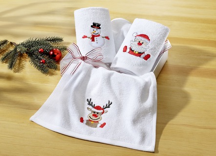 3-teilige Frottier-Geschenkbox