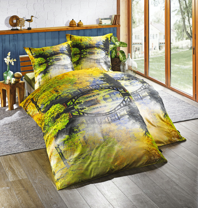 Bettwasche Garnitur Waldlandschaft