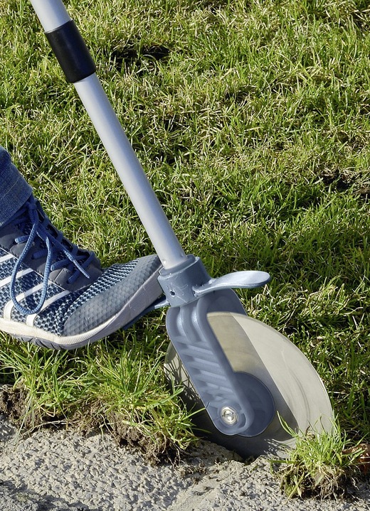Gartenpflege - Rasenkanten-Roller, in Farbe SILBER Ansicht 2