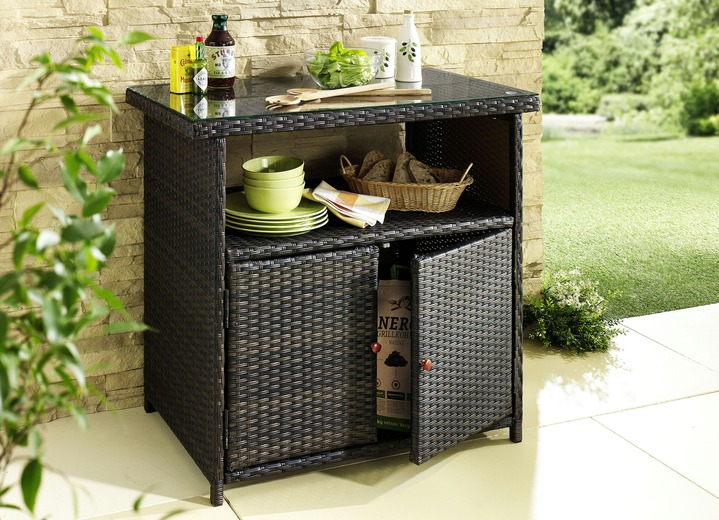 Garten - Praktisches Sideboard für Garten oder Terrasse, in Farbe BRAUN Ansicht 1