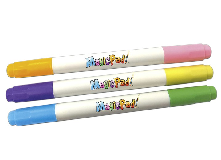 Haushalt - Magic-Pad-Stifte in sechs tollen Neonfarben, in Farbe