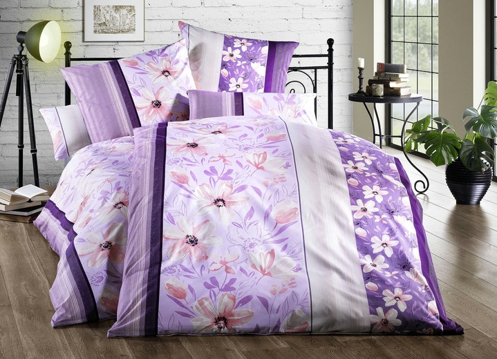 Soft Renforce Bettwasche Garnitur Mit Hochwertigem Pigmentdruck Bettwasche Bader