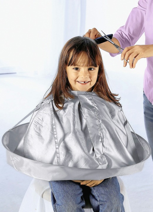 Haarstyling - Frisuren-Schirm, zusammenfaltbar, in Farbe SILBER