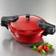 Töpfe & Pfannen - Schnellkochtopf mit hochwertiger Keramikbeschichtung, in Farbe ROT – Farbe ROT – Ansicht 2