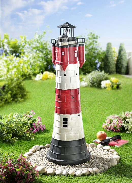 Wetterfester Solar Leuchtturm Xl Leuchtende Dekoration Bader