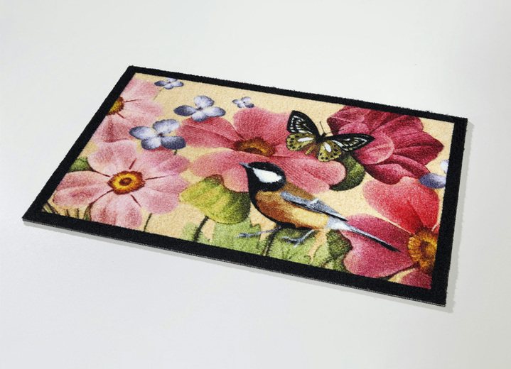 - Farbenprächtige Fußmatte mit rutschhemmender Rückseite, in Farbe BUNT Ansicht 3